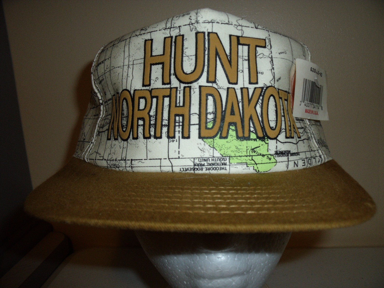 HUNT NORTH DAKOTA Vintage Snapback Trucker Hat Baseball Cap  