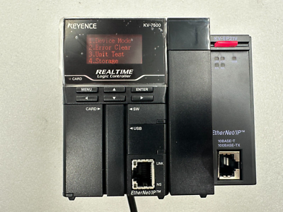 Keyence KV-7500 CPU Module + KV-7000C PLC + KV-EP21V Keyence KV-7500 CPU Module + KV-7000C PLC + KV-EP21V