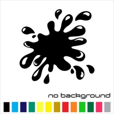 Paint Splatter Sticker Vinyl Decal - Paintball Splat Shot Wall Car Window Bumper