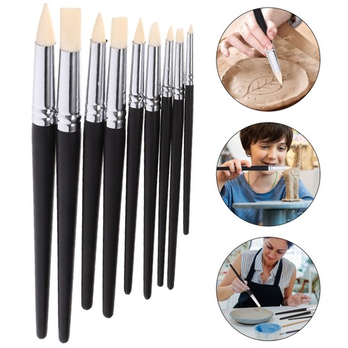 9pcs Clay Color Shaper Tips Painting Tools (Black) clay color shaper - Picture 4 of 12