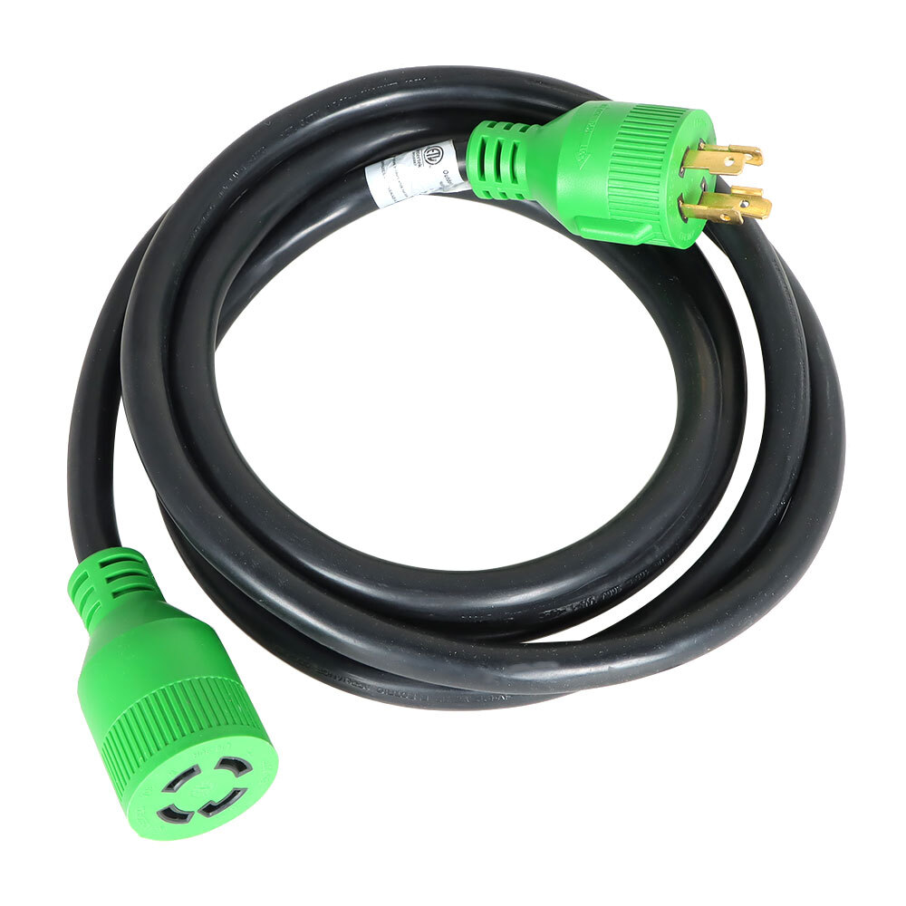 Extension Cord 10 Ft 4 Prong Power Cable 10 4 30 Amp L14-30p/r