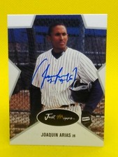 Joaquin Arias 2003 Just Minors Just Stars AUTOGRAPH #1 ***20/375***