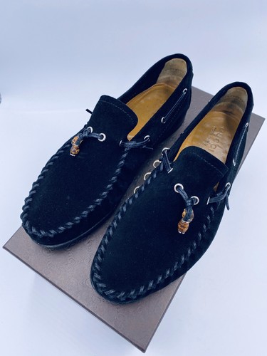 Gucci Slipper Schuhe Wildleder Schwarz Gr. 7,5 Top Zustand! - Bild 10 von 12