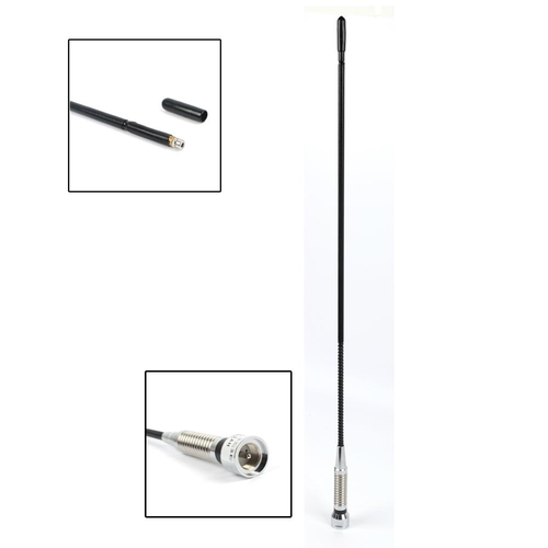 CB Antenna 27MHz 3dBi High Gain CB Mobile Radio PL259 Spring Base Steel