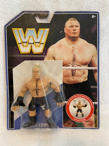 2016 WWE Mattel Retro Series 1 Brock Lesnar with F...