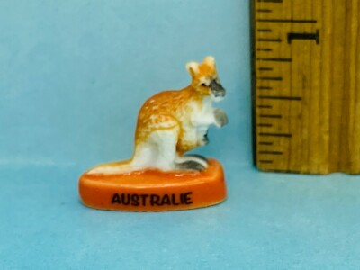 Australian KANGAROO Joey Australia Souvenir French Feve Dollhouse Miniature