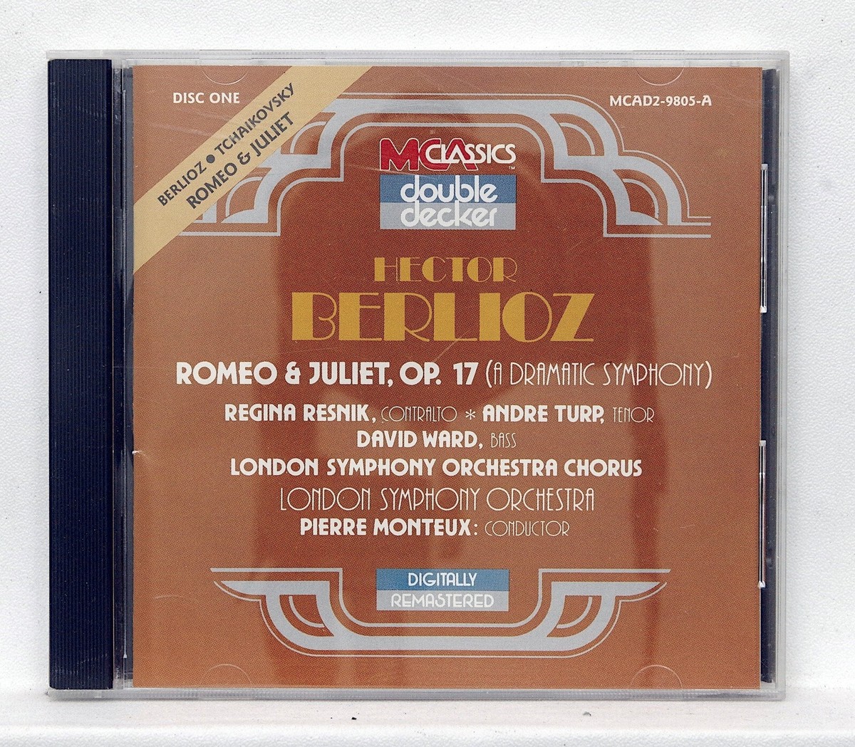 PIERRE MONTEUX, RESNIK ⸺ BERLIOZ Romeo & Juliet op.17 ⸺ MCA