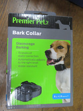 Premier Pet Bark Adjustable Collar Small Dogs NEW SEALED
