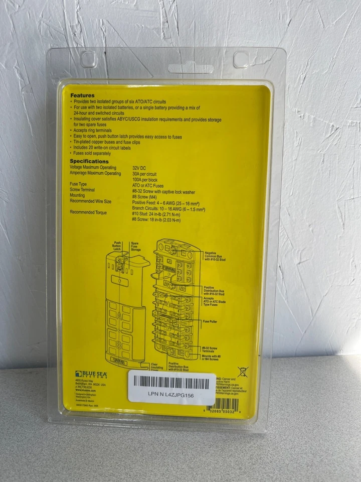 Blue Sea Systems ST Blade ATO/ATC Fuse Blocks - Image 3 of 3