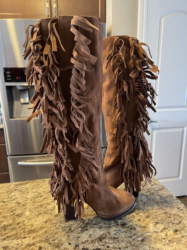 jeffrey campbell Houston Fringe Boots 