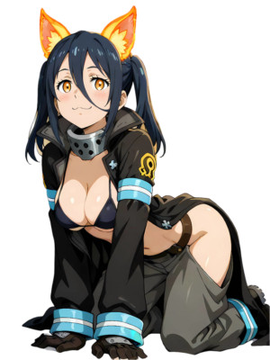 Tamaki Fire Force Waifu Weatherproof Anime Sticker 6'' Car Decal