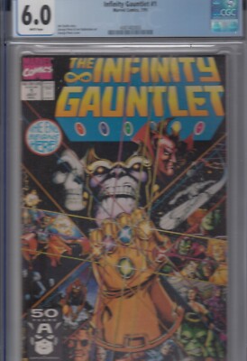 Infinity Gauntlet 1 CGC 6.0 - 1991 - super George Perez Cover REDUZIERTER PREIS