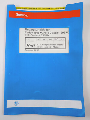 Reparaturleitfaden Caddy Polo 1,4l /1,6l Motor Mechanik AEE AEX AKV APQ ANX ALM 