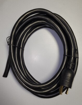 Well Shin WS-121 L5-30P Twist Lock Plug 15' Cord Wip 10/3 AWG Wire - New