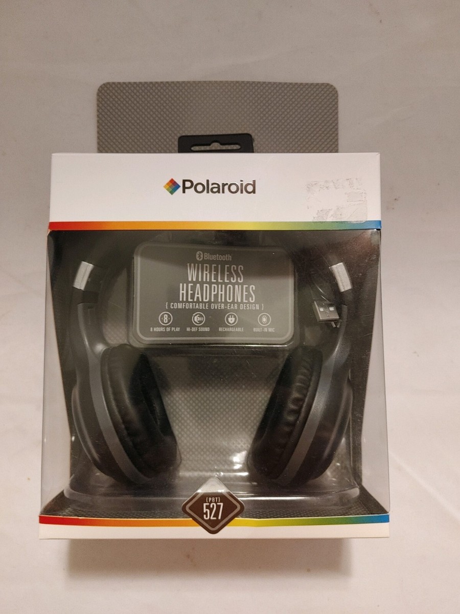 Polaroid Rechargeable Bluetooth Wireless Headphones, HD Stereo