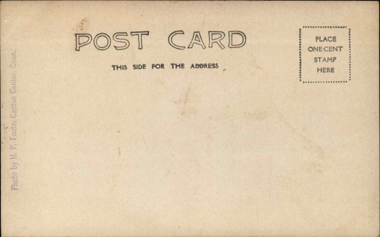 Tariffville Simsbury Connecticut CT Post Office Block c1905 Real Photo