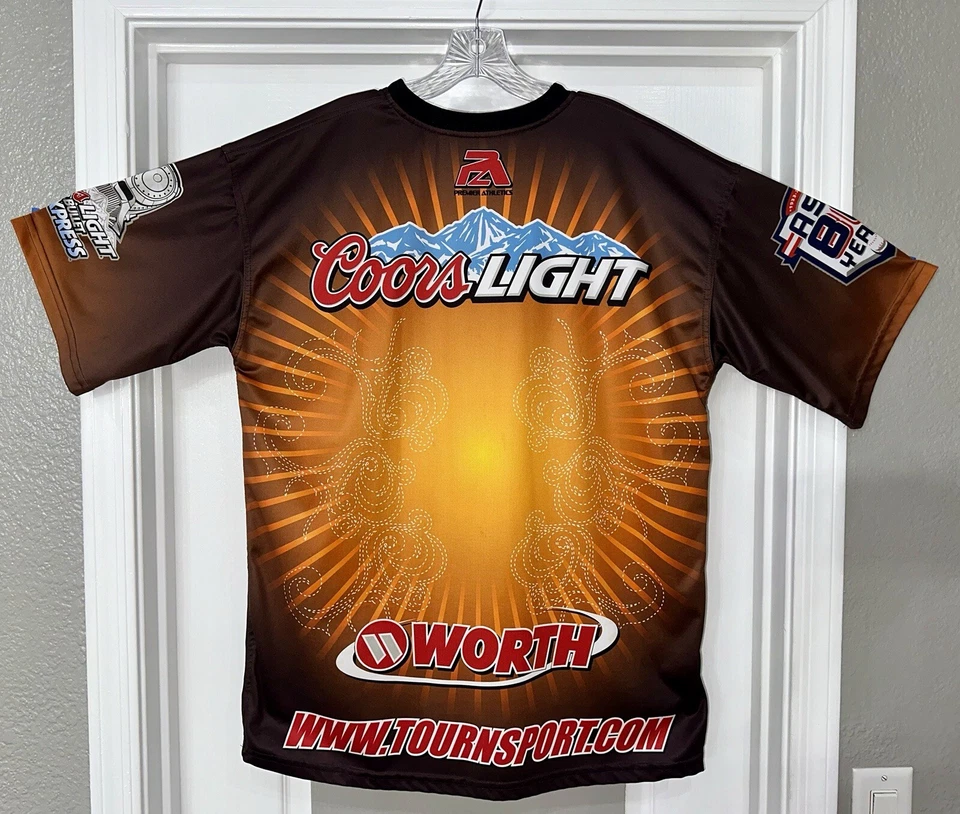 Camiseta de Softbol ASA Cinco de Mayo Camisas Coors Modelo Ligero Para Hombre L Lote de 2 Foto 3 de 4