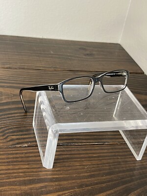 Ray-Ban Optics RB5169-2034 Unisex Polished Black On Transparent Eyeglasses Frame