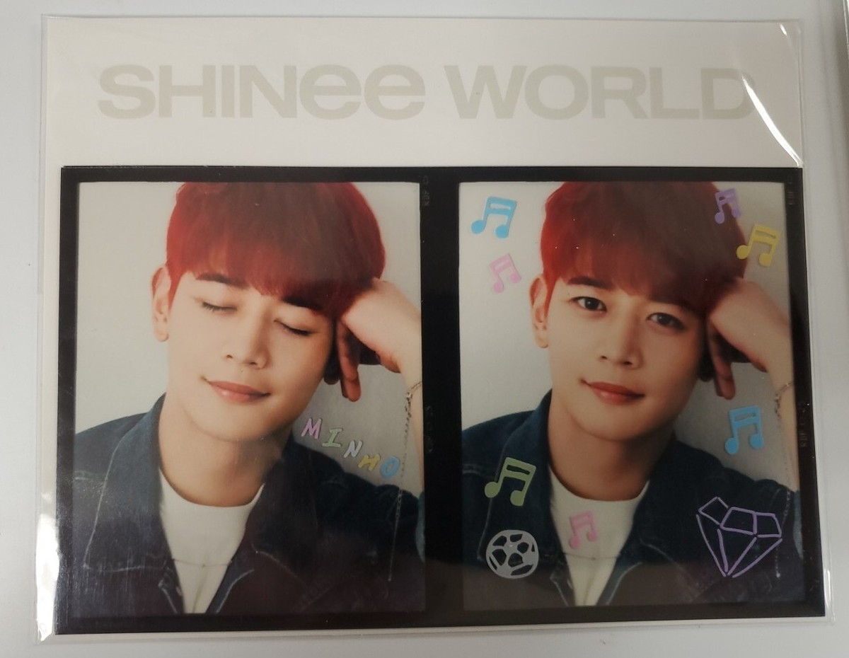 Official Shinee World Set Of 5 Postcards Books, Ticket Set Deco