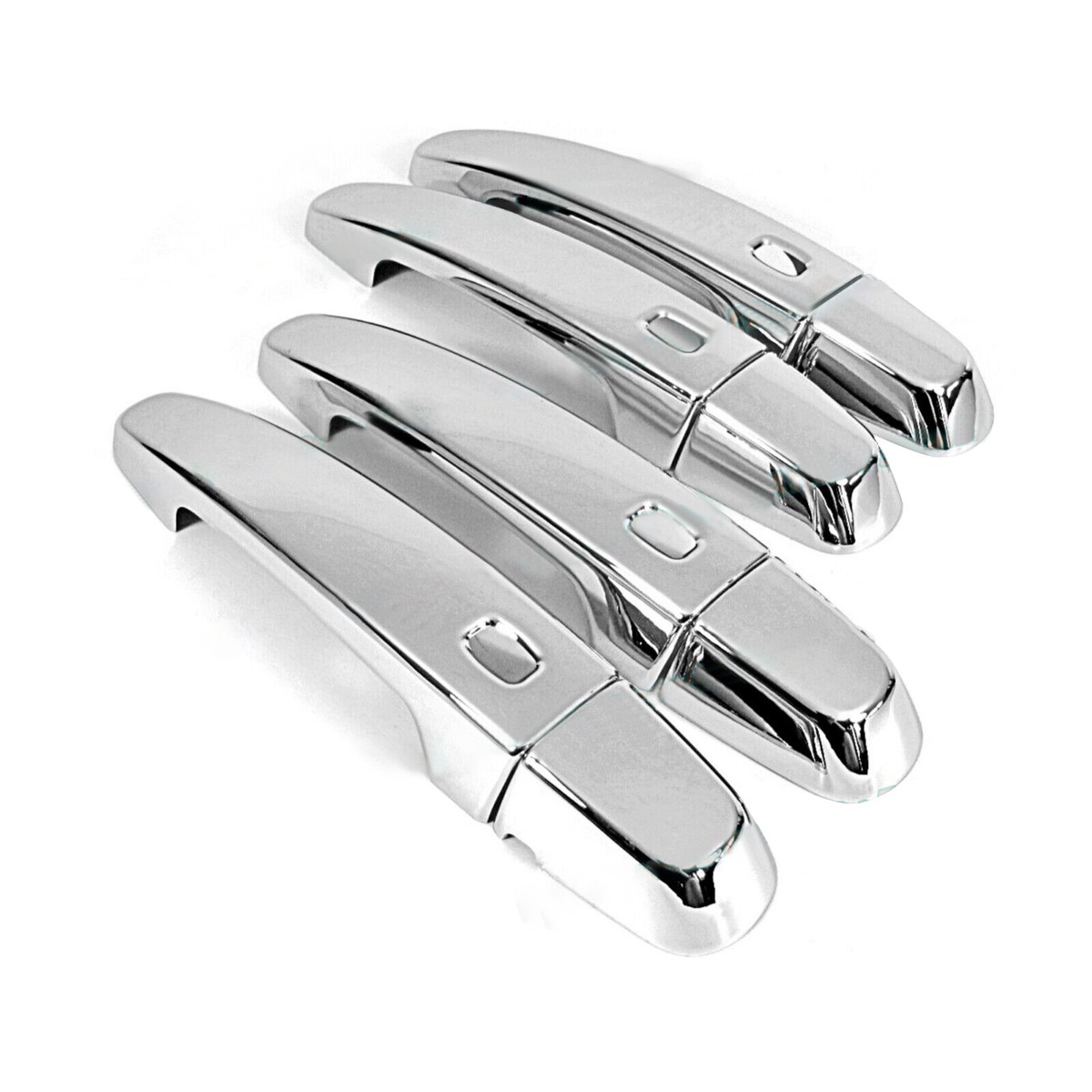 Chrome Door Handle Covers For 2016-2018 Chevy Malibu – With Smart Key Hole Slot
