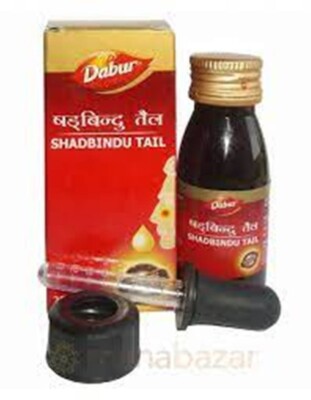 2 X Dabur Ayurvedic Shadbindu Tail 25ml  Free Shipping