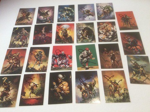 Ken Kelly / Fantasy Art trading cards x 43. ALL HAND SIGNED - Picture 2 of 2