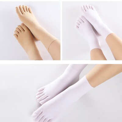 Seamless Sheer Separate Toes Nylons Strümpfe Strumpfhose Ankle Short  Socks