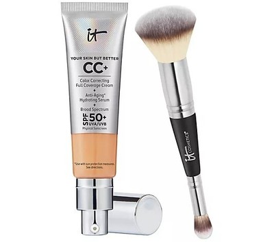 IT Cosmetics CC+ Cream SPF 50 Foundation with Brush A608452