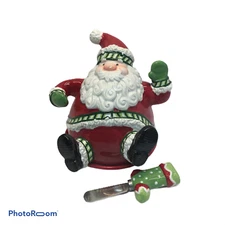 Fitz and Floyd Stocking Stuffers Cheese Dome with Spreader New!