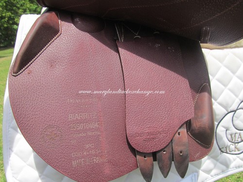 18" DEVOUCOUX BIARRITZ O CALFSKIN close contact jumping saddle-2023 MODEL! - Picture 2 of 12