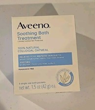 Aveeno Active Naturals Soothing Bath Treatment Packets, Fragrance Free