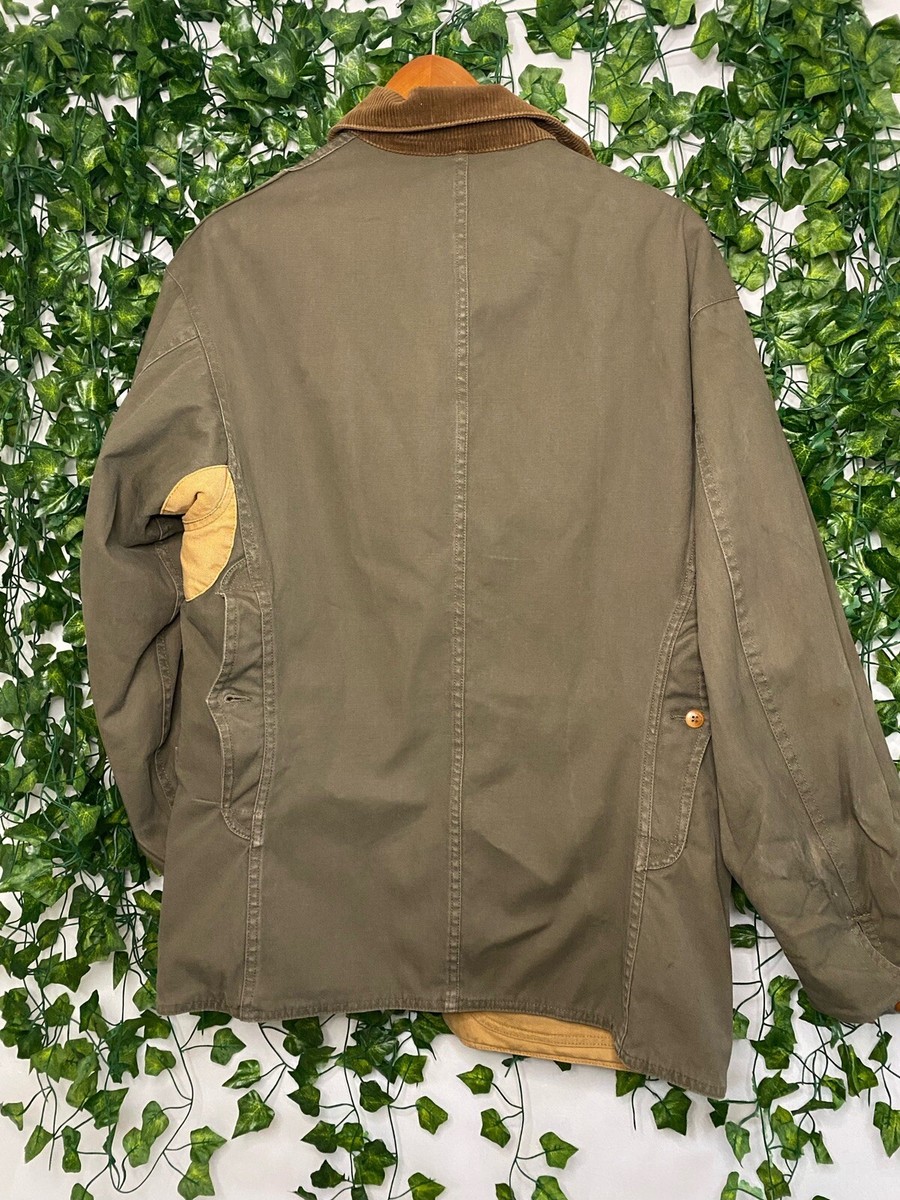 Polo Country Ralph Lauren Mens L Tan Olive Work Hunting Reversible