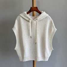 Womens Brunello Cucinelli Single Knitted Shorts Casual Top