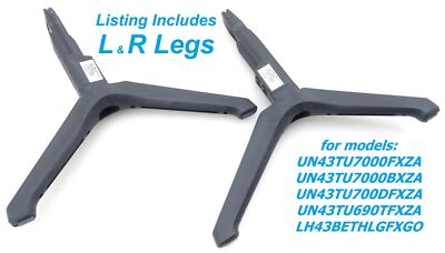 New Samsung UN43TU7000 LH43BE TV Stand Legs [BN96-50854A / BN96-50855A]