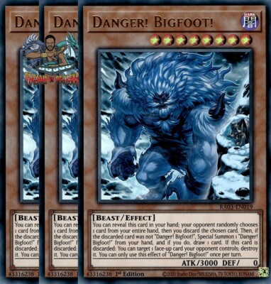 new danger cards yugioh Danger! Bigfoot! [MGED-EN018] Gold Rare