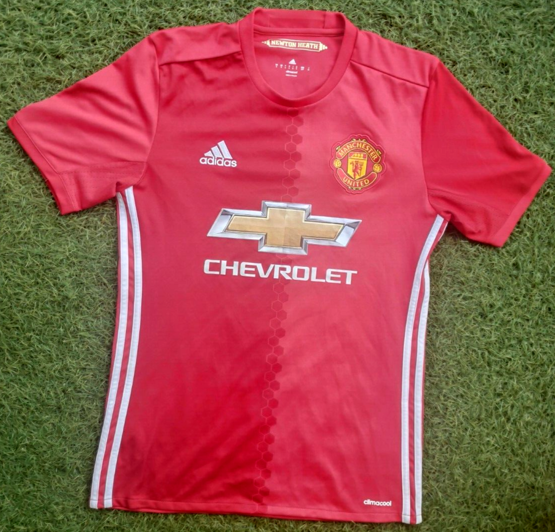 Adidas Newton Heath Manchester United Pogba 2016/17 Home Jersey