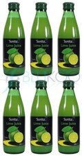Sunita Organic Lime Juice - 250ml (Pack of 6)