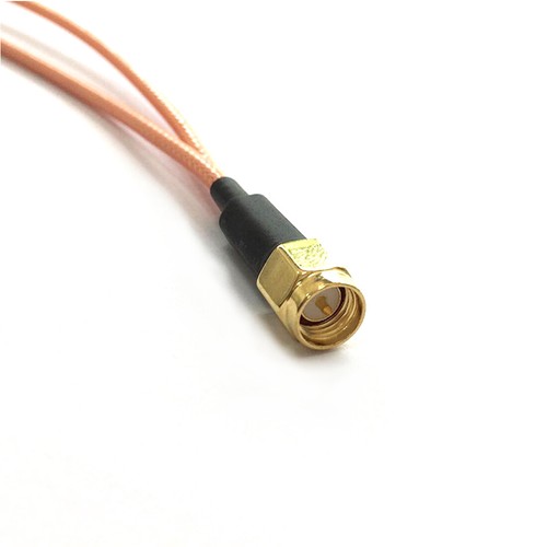 SMA male to 2x SMA mae plug Y type splitter pigtail cable RG316 15cm 6" for WIFI - Picture 2 of 4