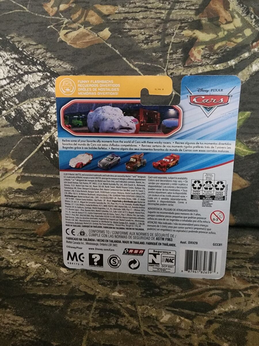 DISNEY PIXAR CARS FUNNY FLASHBACKS LIGHTNING MCQUEEN W/ SIGN DISNEY PIXAR CARS FUNNY FLASHBACKS LIGHTNING MCQUEEN W/ SIGN