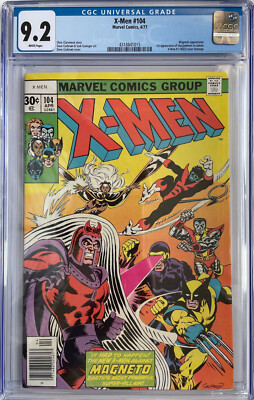 X-Men #104 (1977) CGC 9.2 NM- Magneto Appearance