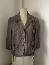 S.Oliver linen blazer light brown size 12 poc...