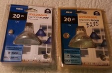 2 Sylvania 20W MR16 GU5.3 Indoor Flood Bulbs