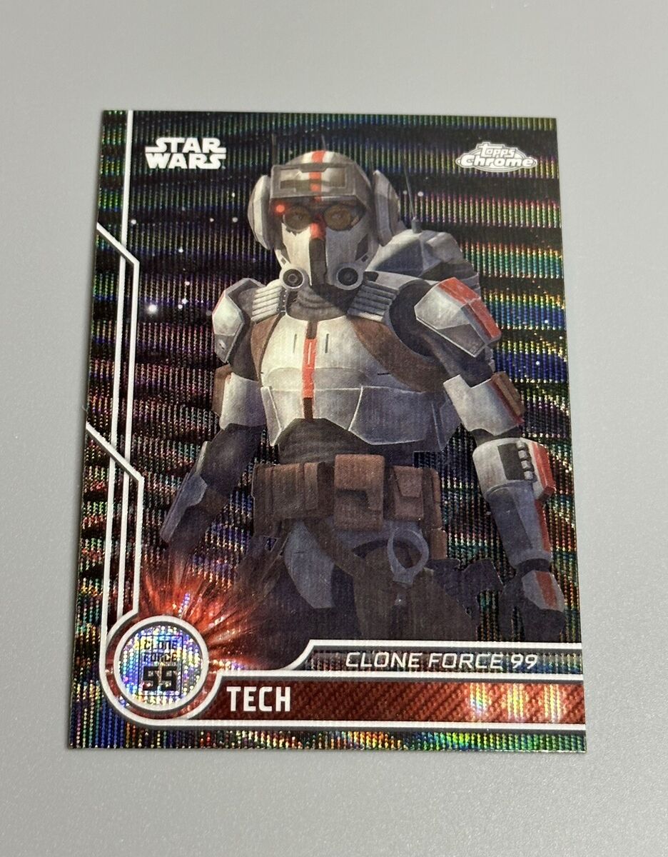 Tech 2023 Topps Chrome Star Wars Black Wave Refractor Tech 2023 Topps Chrome Star Wars Black Wave Refractor