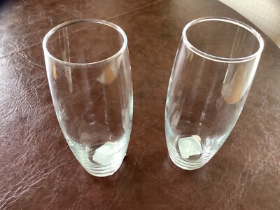 NEW Set of 12 Boxed Luminarc Cachet Stemless Wine Mimosa Champagne Glasses 9 oz.