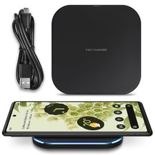 Wireless Qi Ladestation Kabelloses für Sony Xperia 1 IV Induktives 15W Ladegerät