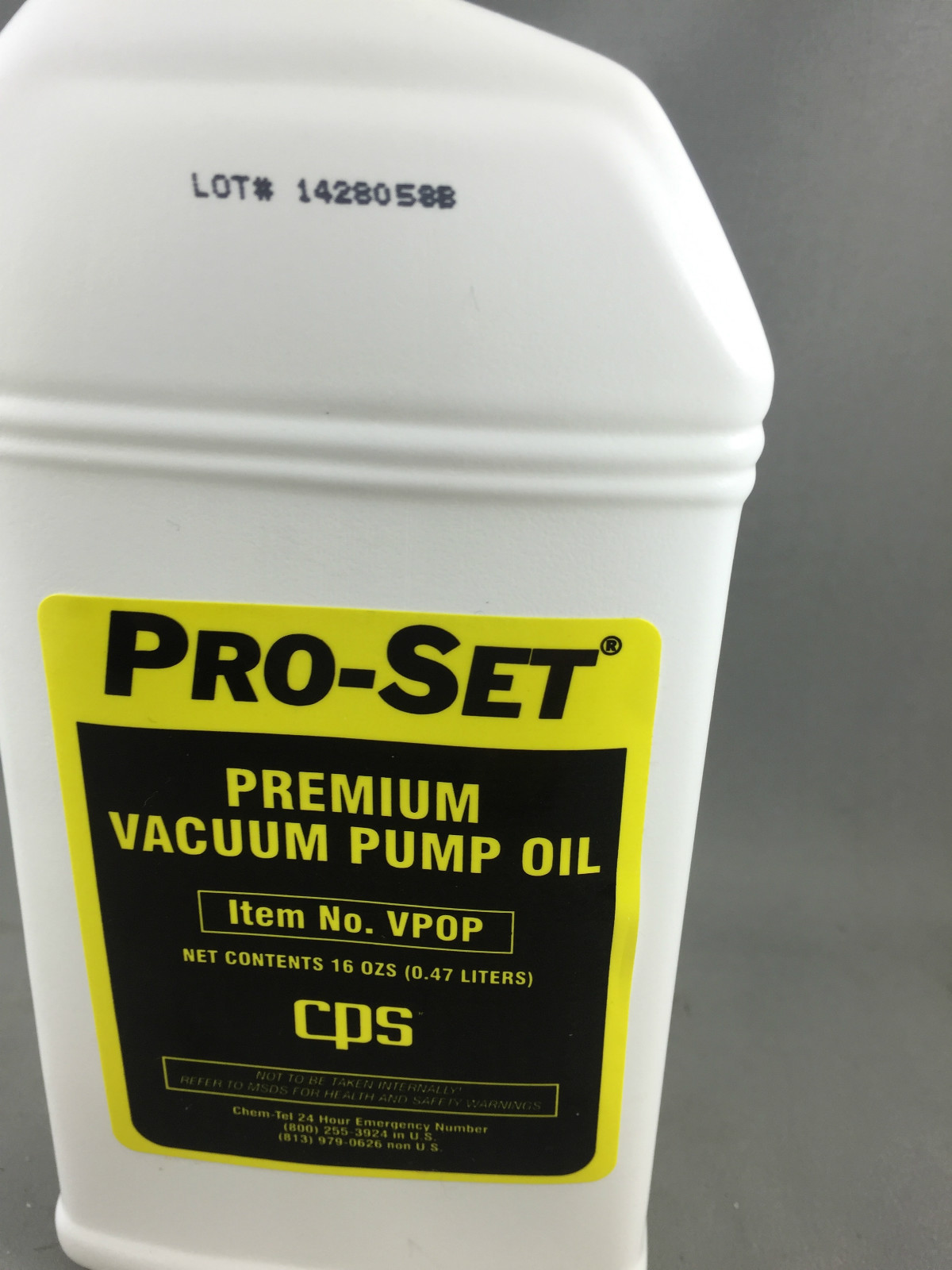 BNIB CPS PROSET PREMIUM VACUUM PUMP OIL 950mLt 32OZS VPOG Viscosity eBay