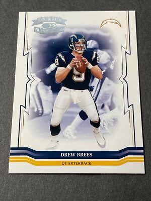 2005 Donruss Throwback Threads Drew Brees #122