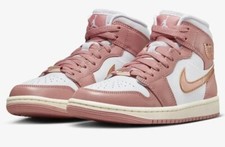 Air Jordan 1 Mid SE Red Stardust FB9892-670 Sneakers Size 9 Men/10.5 Women/ New