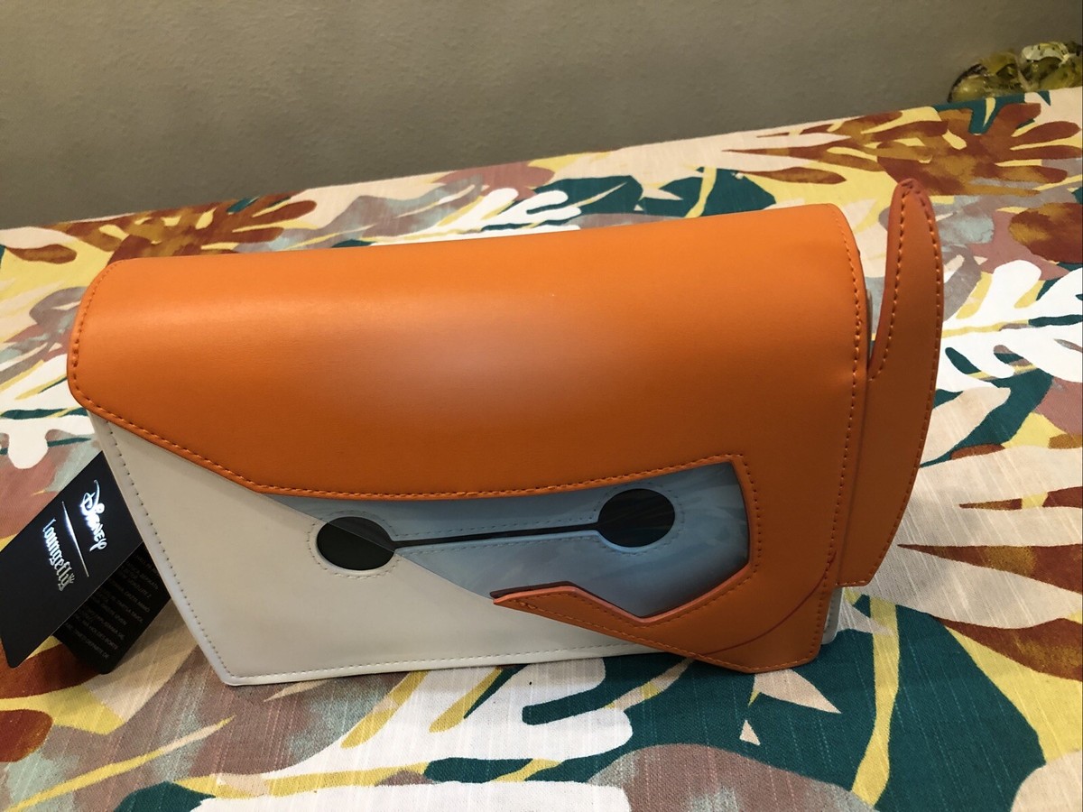 Loungefly Disney Big Hero 6 Baymax Suit Split Crossbody Bag 