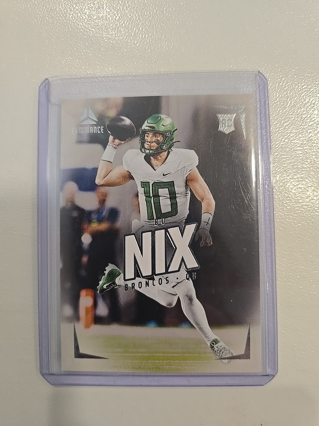 2024 Panini Luminance - Rookies #130 Bo Nix (RC) Broncos QB. Oregon QB.